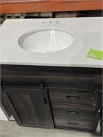 SINGLE SINK VANITY CABINET WITH TOP RETAIL $720