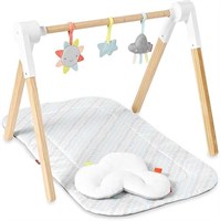 $85-Skip Hop Wooden Baby Gym, Silver Lining Cloud