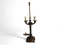 Vintage Candelabra Metal Light