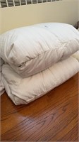 Full-size down comforter