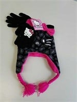 New Hello Kitty hat and glove set