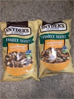 Snyders Sourdough Hard Pretzels 16 oz bags