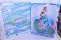 1997 Claude Monet Water Lily Barbie doll in box -