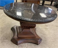 Marble top table 26” x 16 1/2”
