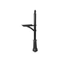 Architectural Mailboxes Black Steel Mount Mailbox