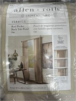 ALLEN + ROTH LIGHT FILTERING CURTAINS RETAIL $30