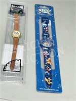 pair of new Disney wrist watches - new
