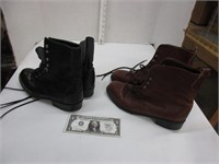 Two pairs of women's high top shoes size 8 to 9