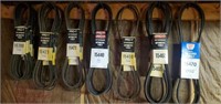 Assorted automotive belts