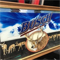 Busch Beer Sign, Whitetails