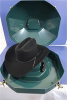 Resistol Western Premium Wool Hat w/Case-Good Cond