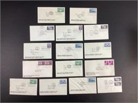 US first day covers addressed envelopes