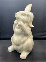 Glazed nicely weighted Bunny