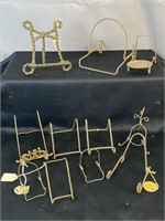 Assorted Metal Picture/plate Stands