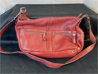 Red Tignanello Purse With Kenneth Cole Wallet