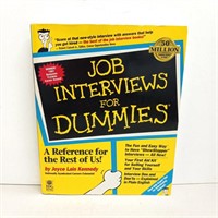 Book: Job Interviews for Dummies