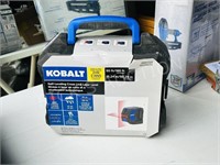 Kobalt self leveling cross line laser level - new
