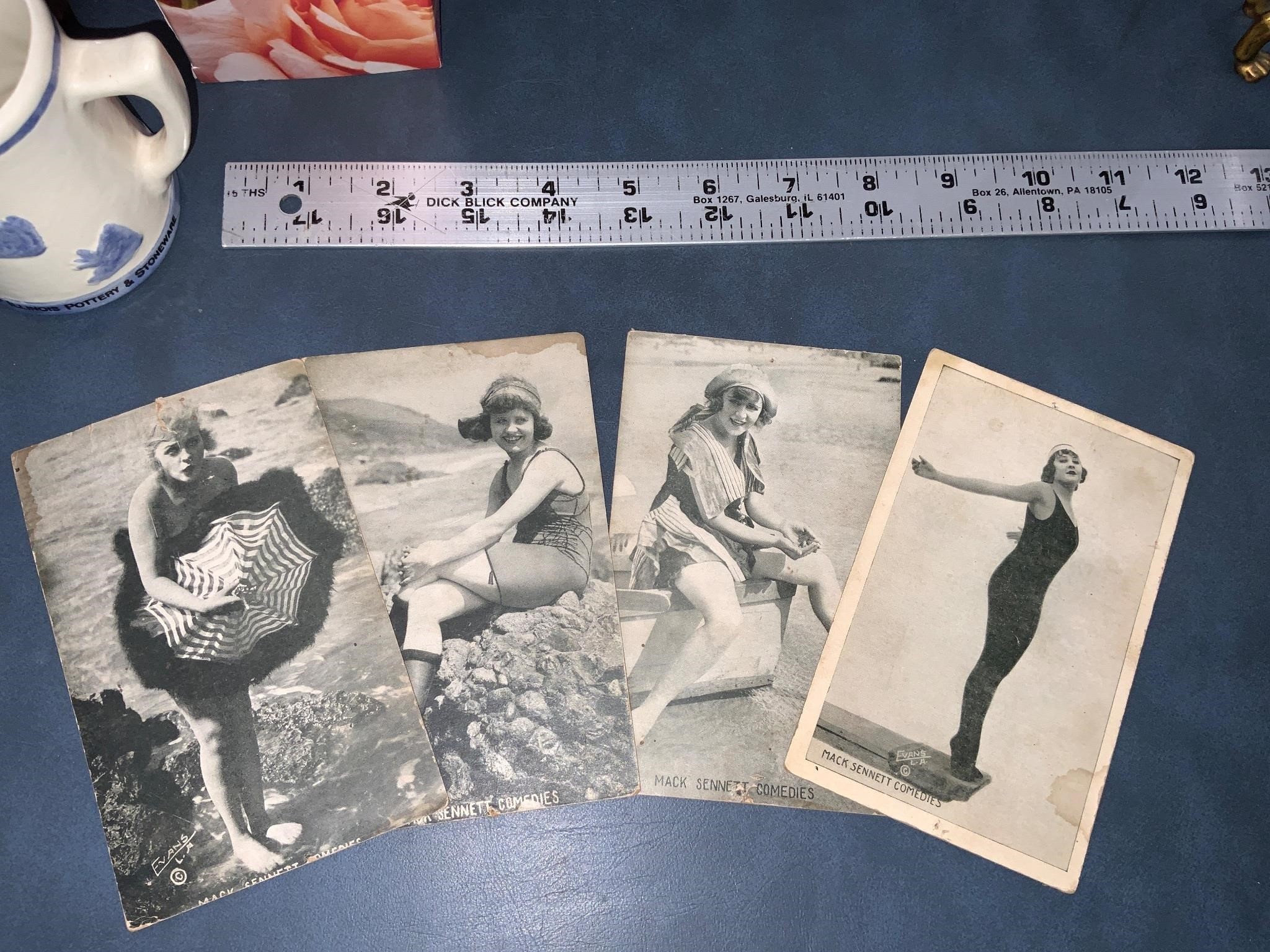 Mack Sennett Comedies Vintage Photo cards