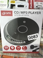 GPX CD MP3 PLAYER RETAIL $30