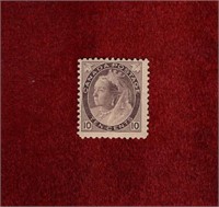 CANADA MHH 1898 QV 10 CENT NUMERAL ISSUE STAMP