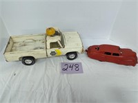 Vintage Metal Toy Car & Truck