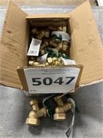 Case of 3/4" Brass No-Kink Hose Bibb Valve