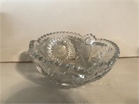 Cut crystal bowl