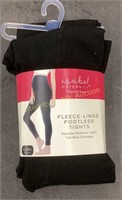 Fleece-Lined Footless Tights L/XL