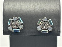 Sorrelli Fancy Baguette Rhinestone Earrings