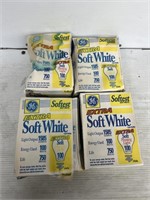 Extra soft white 100 watts bulbs 4 in each pack 4