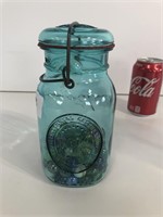 Bicentennial Ball Jar w/ Marbles