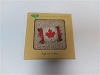 4 Canada Coasters New in Box