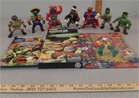 Lot of vintage Ninja Turtle figures