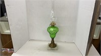 21.75’’ glass oil lamp with marble base
