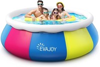 B258  EVAJOY Inflatable Swimming Pool 10ft Ã— 30in