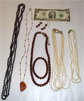Necklaces - Stone, River Pearls, Sterling