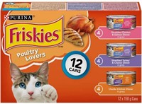 Friskies Poultry Lovers Cat Food Variety Pack