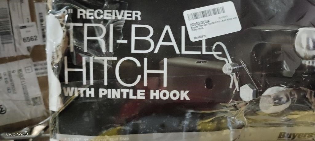 Buyers products tri-ball hitch with pintle hook