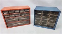 Metal with plastic drawers organizer