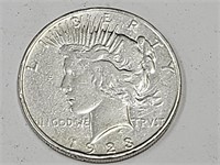 1923 D Silver Peace Dollar Coin