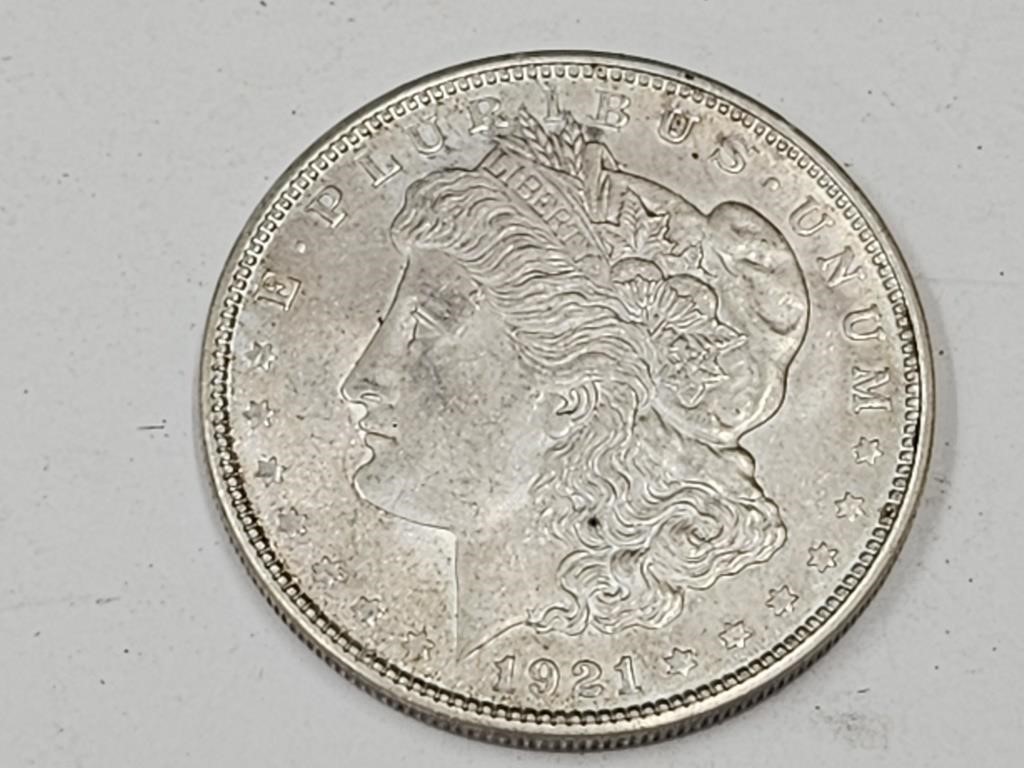 1921 Morgan Silver  Dollar Coin