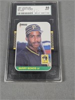1987 Barry Bonds Graded Baseball Card