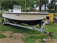 1999 HONDA 90 HSP MOTOR & BOAT TRAILER *