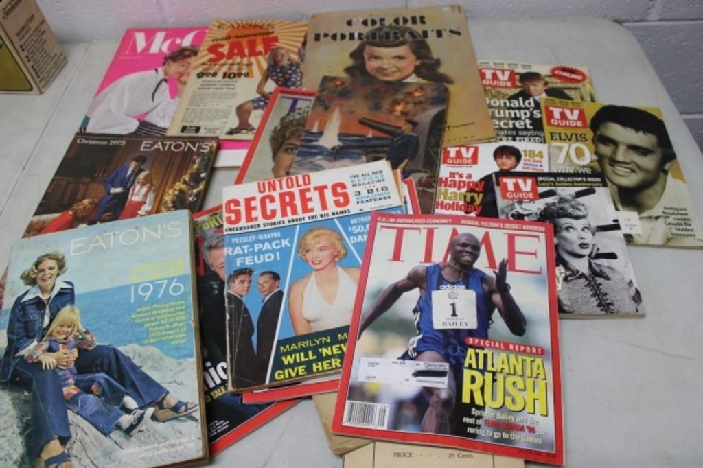 Older Magazines incl Eatons Calalogues