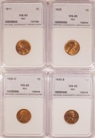Off-Party Certified Lincoln Cent Quartet