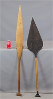 South Pacific Wooden Paddles