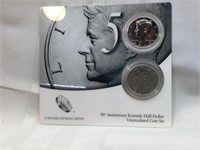 50th Anniversary Kennedy Half Dollar Uncurculated