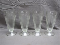 Set Of 4 Matching Glass Cups