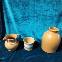 Yellow ware pottery