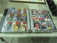 BINDER OF NASCAR CARDS